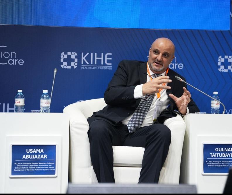 ӘҚСД ҰҒО Алматы қаласында өткен KIHE 2026 халықаралық көрмесіне және Rehab Kazakhstan 2026 ғылыми-практикалық конференциясына қатысты