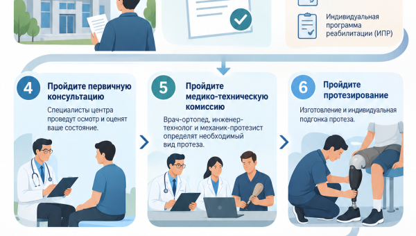 Как получить протез: куда обращаться и какие этапы необходимо пройти